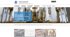 Desktop Screenshot of franciszkanie.net