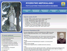 Tablet Screenshot of mi.radomsko.franciszkanie.pl