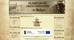 Desktop Screenshot of kalisz.franciszkanie.pl