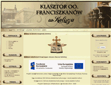 Tablet Screenshot of kalisz.franciszkanie.pl