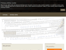 Tablet Screenshot of boromeusz.franciszkanie.pl