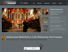 Tablet Screenshot of poznan.franciszkanie.pl