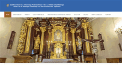Desktop Screenshot of lagiewniki.franciszkanie.pl
