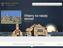 Tablet Screenshot of darlowko.franciszkanie.pl